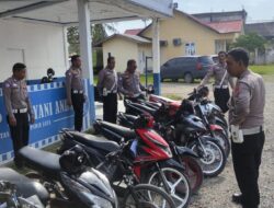 Jaga Ketertiban Ramadan, Polres Pidie Jaya Bubarkan Balap Liar dan Tilang 10 Motor Knalpot Brong