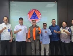 Percepatan Penanganan Banjir Sungai Tamiang,Bupati dan Wakil Bupati Aceh Tamiang Kunjungi BNPB