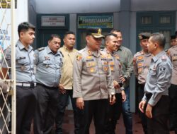Kapolres Aceh Tamiang Tinjau Keamanan Lapas Kelas II B Kuala Simpang