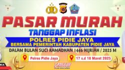 Polres Pidie Jaya & Pemkab Gelar Pasar Murah: Beli Kebutuhan Pokok Lebih Hemat!