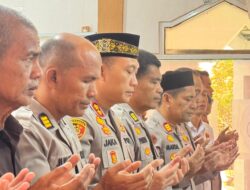 Polres Pidie Gelar Shalat Ghaib Untuk 3 Personel Polda Lampung Yang Gugur Dalam Tugas