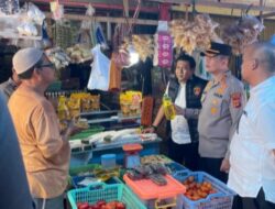 Kapolres Pidie Jaya Sidak Pasar dan SPBU: Pastikan Stok Sembako dan BBM Stabil Selama Ramadhan