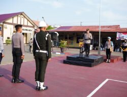 Kapolres Pidie Pimpin Apel Gelar Pasukan Operasi Ketupat Seulawah 2025