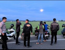 Satlantas Polres Pidie Jaya Gencarkan Patroli, Balap Liar dan Laka Lantas Ditekan