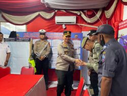 Kapolres Pidie Jaya dan Ketua Bhayangkari Tinjau Pos Pengamanan Lebaran 2025, Pastikan Keamanan dan Kesiapan Personel