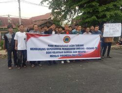 Aksi Nyata LAKI dan Pemuda Aceh Tamiang Dukung Pengesahan UU TNI