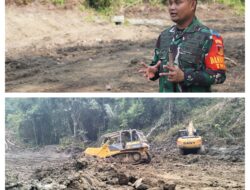 Satgas TMMD Kodim 1311/Morowali Terus Percepat Pembangunan Infrastruktur: Tujuh Belas Alat Berat di Kerahkan