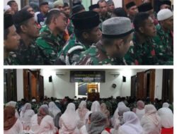 Satgas TMMD Kodim 1311/Morowali Laksanakan Salat Tarawih Bersama Warga di Lokasi Kegiatan