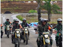 Dansatgas TMMD ke-123 Kodim 1311/Morowali Gunakan Motor Tinjau Lokasi di Daerah Terpencil