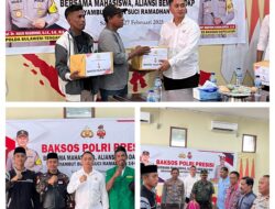 Polres Banggai Kepulauan Gelar Baksos Polri Presisi Sambut Ramadhan 1446 H, Gandeng Mahasiswa dan OKP