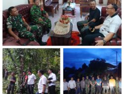 Dandim 1308/LB Diwakili Koramil 10/ Salakan Peninjauan Survey Titik Sumber Mata Air Paisu Baka Tua