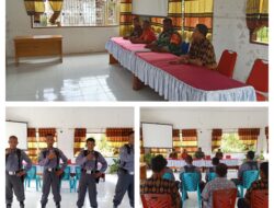 Sosialisasi Pembinaan Tugas Dan Fungsi Satlinmas Di Desa Simpang II Oleh Babinsa Koramil 02/Bunta