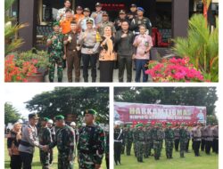 Apel Gelar Pasukan Dan Rakor Lintas Sektoral Ops Ketupat Tinombala 2025 Dihadiri Oleh Dandim 1308/LB Diwakili Kasdim