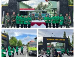 Semarak Bulan Suci Ramadhan: Kodim 1307/Poso Bagikan Takjil kepada Pengguna Jalan