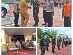 Pabung Kodim 1308/LB Mengikuti Apel Gelar Pasukan Operasi Tinombala – 2025