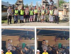 Polsek Bunta Langsung Kawal Pawai Ogoh-Ogoh di Wilayah Hukumnya