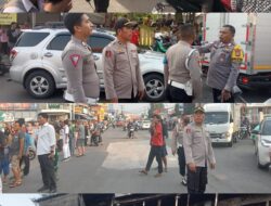 Polsek Pondok Gede Atur Lalin Mobilitas Damkar Di Jatiwaringin.