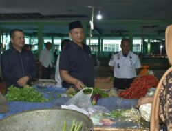 Bupati dan Wakil Bupati Aceh Tamiang Harga Sembako dan Stok Menjelang Lebaran