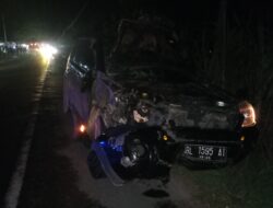 Kapolsek Nurussalam Datangi Lokasi Kecelakaan Nissan X-Trail kontra Vario, Satu Orang Meninggal Dunia