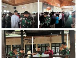 Korem 132/Tadulako Gelar Sholat Jumat di Masjid Al-Aqsa