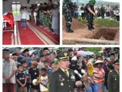 Selamat Jalan, Prajurit Sejati: Danrem 132/Tadulako Hadiri Pemakaman Militer Danramil Sindue