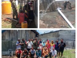 Kodim 1308/LB Gelar Program Air Bersih, Sejalan Asta Cita dan Program Pemda