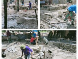 Langkah Awal Penuh Arti, Korem 132/Tdl Pasang Pondasi Rehab Panti Asuhan Nur Anatapura