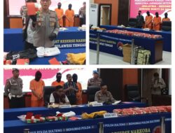 Keberhasilhan Polda Sulteng Gagalkan 24 Kilogram Sabu Jaringan Lintas Negara, Kantongi Identitas Bandar Narkoba