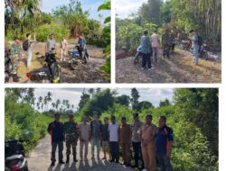 Babinsa Koramil 1308–10/Salakan Hadiri Pendataan Awal Peninjauan Lokasi  Pembangunan PLTS Bakalan