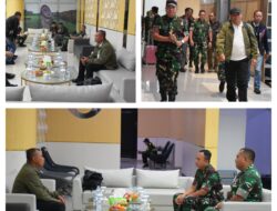Danrem 132/Tdl Antar Kepulangan Pangdam XIII/Merdeka Usai Kunker di Palu