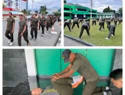 Danrem 132/Tdl Pimpin Olahraga Bersama Prajurit di Makorem