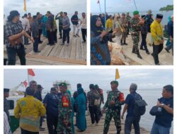 Danramil 09/Lobangkurung Bersama Forkopimda Hadiri Penilaian Lomba Desa Tingkat Kabupaten Di Desa Kasuari