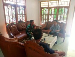 Komsos di Kantor Desa, Babinsa Tingkatkan Kerjasama Yang Baik Dengan Aparat Desa Dan BPD
