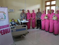 Kunjungi Personil Sakit, Wujud Kekeluargaan dan solidaritas Polres Aceh Tamiang