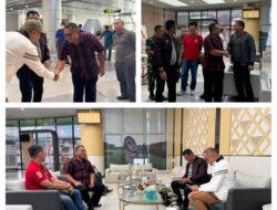 Kasrem 132/Tadulako Sambut Kedatangan Kasdam XIII/Merdeka di Bandara Mutiara Sis Al-Jufri Palu