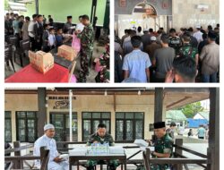 Korem 132/Tadulako Gelar Sholat Jumat dan Jumat Berkah Bersama Masyarakat