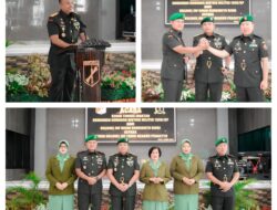 Danrem 132/Tadulako Pimpin Sertijab Dandim 1306/Kota Palu