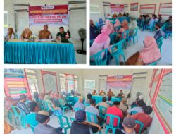 Babinsa Koramil 04/Kintom Hadiri Musyawarah Pembentukan Koperasi Merah Putih di Kelurahan Nambo Bosa