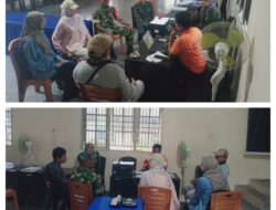 Komsos di Kantor Desa, Babinsa Tingkatkan Kerjasama Yang Baik Dengan Aparat Desa