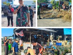 KODIM 1307/POSO GELAR KARYA BAKTI BERSIH PASAR SERENTAK KODAM XIII/MERDEKA