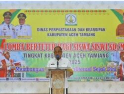 Puluhan Siswa SD Ikut Lomba Bertutur di Aceh Tamiang, Tri Kurnia: Anak-anak Harus Cerdas dan Tangguh