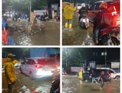 Kota Tangerang Diterjang Hujan Lebat, Petugas Gabungan Sigap Atasi Banjir di Sejumlah Titik