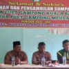 Camat Nurussalan Melantik Tuha Peut Gampong Meudang Ara dan Kuala Bagok