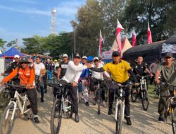 Semarak HUT Ke-18 Pidie Jaya: Bupati dan Wakapolres Gowes Bareng Warga, Satlantas Kerahkan Pengamanan Ketat