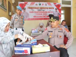 Polres Pidie Jaya Gelar Bakti Kesehatan Gratis Sambut Hari Bhayangkara ke-79