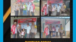 Sambut HUT Bhayangkara ke 79, Polsek Balaesang Melaksanakan Giat Bakti Sosial, Salurkan Bantuan Sembako Kepada Janda Lansia