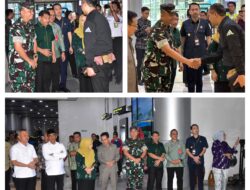 Danrem 132/Tdl Sambut Kedatangan Menteri Transmigrasi RI di Palu
