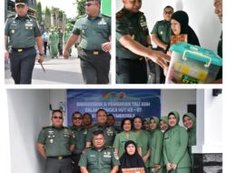 Danrem 132/Tadulako Kunjungi Keluarga Prajurit yang Sakit, Peltu Dian Terisak Haru