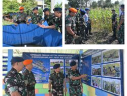 Tinjau Food Estate, Danlanud Husein Sastranegara , Dukung Pembentukan Kompi Produksi yang Ampuh