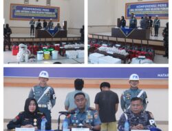 BERPOTENSI RUGIKAN NEGARA HINGGA MILIARAN RUPIAH, TNI AL TANGKAP NELAYAN BENIH BENING LOBSTER ILEGAL DI NUSA TENGGARA BARAT